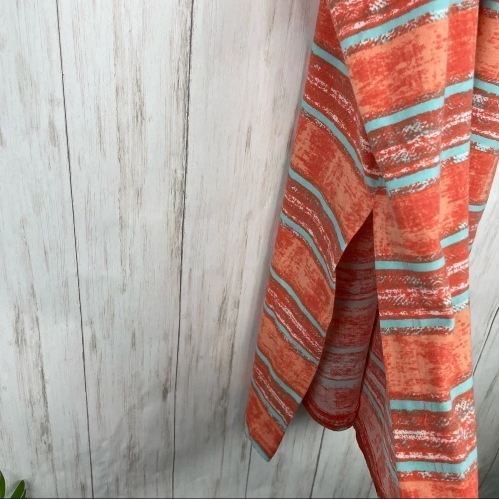 Free People We the Free Orange high neck striped tank